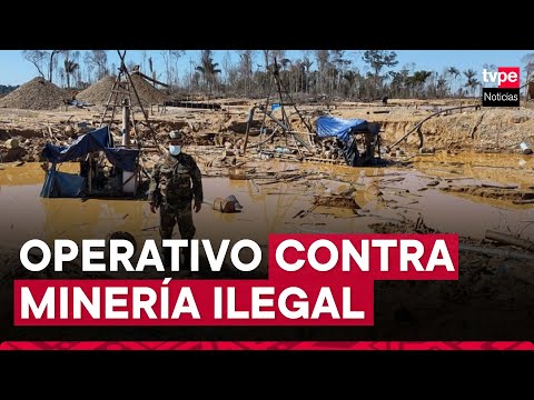 Huánuco: PNP destruye herramientas y material usados por mineros ilegales