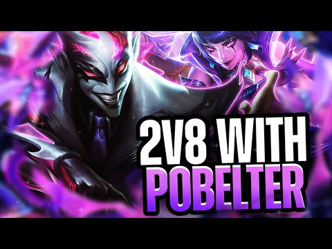 Chase & Pobelter Completely 2V8 THIS GAME With Assassin Shaco! (HUGE JUNGLE DIFF!)