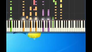 Blonde hair blue jeans Chris DeBurgh [Piano tutorial by Synthesia]
