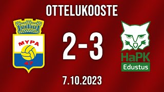 Download lagu Ottelukooste: MyPa 2-3 HaPK (1-2) | 7.10.2023 mp3