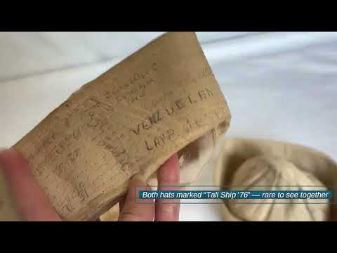 Historic Operation Sail 1976 Tall Ship Event Sailor-Signed Uniform Memorabilia 