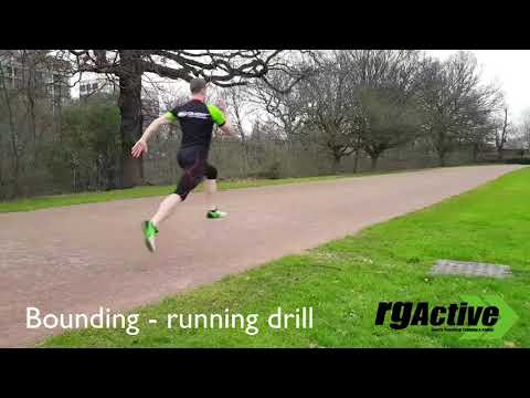 Bounding running drill