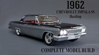 1962 Chevy Impala Revell model build completed