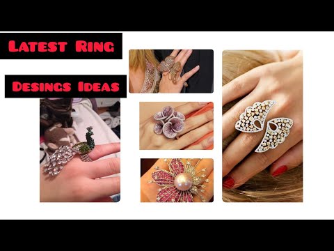 Latest Rings Desings Ideas For Girls beautiful Rings Desings Fashion With Sibgha