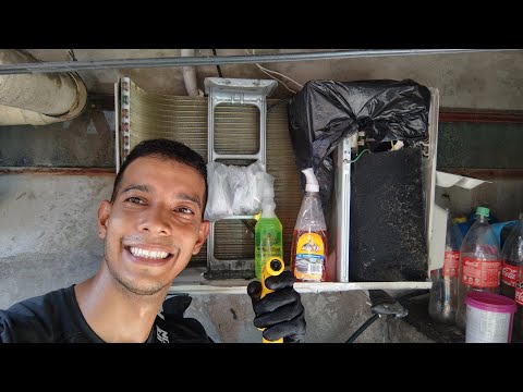 Miniatura de video sobre limpieza de unidad exterior de aire acondicionado