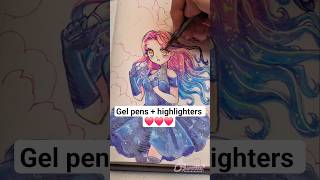 You dont need expensive supplies! 💕 #art #drawing #artvideo #artist #coloring #anime #fyp #mizi #sua