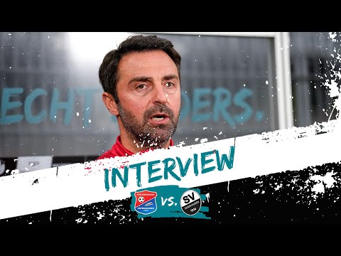 Interview | Sreto Ristic vor dem Spiel SpVgg Unterhaching - SV Sandhausen