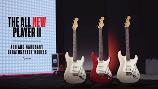 Video thumbnail for Exploring the Player II Ash and Mahogany Stratocaster Models | Player II Series | Fender by Fender