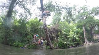 Krause Springs 2017 - Jonah and Elijah Rope Swing