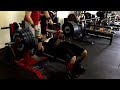 Marc Lobliner 405lb Bench Press with Mark Bell | Big Chest with the SlingShot