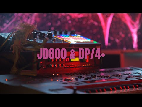 Roland JD-800 & Ensoniq DP/4+ effect processor