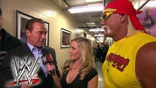 Hulk Hogan, Arnold Schwarzenegger and his \