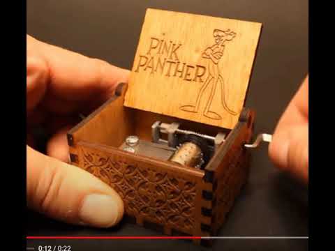 صندوق موسيقى ميكانيكي من الخشب الاسود من ماي سوق ستورB0D96KCPCP