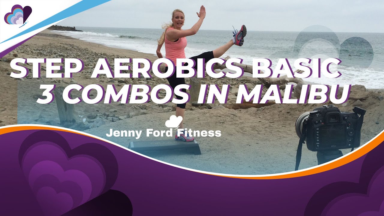 Step Aerobics Basic | Malibu | 42 Minutes | 4 Combos | At-Home Workout | Cardio Step Across America