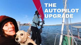 A Hydrovane installation on a Gulf 32 and the never-ending PNW winter