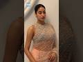 Stunning Janhvi Kapoor In Saree Braless Photoshoot Janhvikapoor Bluerainbow Trending Yts