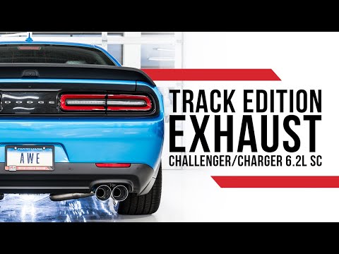 AWE Track Edition Exhaust for '15+ Dodge Challenger/Charger 6.2L (Hellcat, Redeye, Demon)