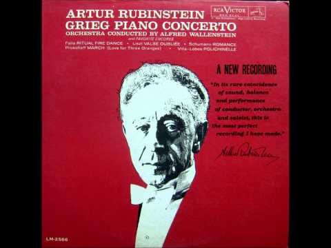 Artur Rubinstein plays Grieg: Piano concerto in A minor op. 16 (Mono LP, 1961)