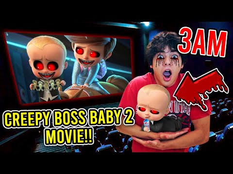 DO NOT WATCH THE BOSS BABY 2 MOVIE AT 3AM!! (CREEPY BOSS BABY FAMILY CAME AFTER ME)