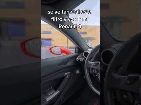 se ve tan real este filtro y yo en mi Renault 4 #viral #humor #comedia #parati