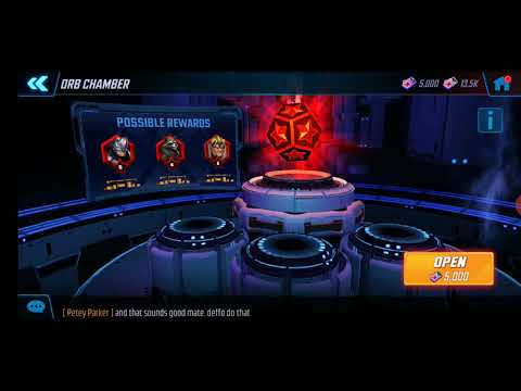 Squirrel Girl Red Star Orb Opening Marvel Strike Force MSF