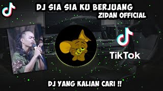 Download lagu DJ SIA SIA KU BERJUANG - ZIDAN   || TRENDING TIKTOK TERBARU 2021 mp3