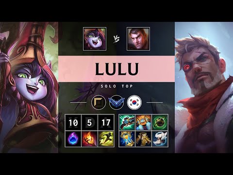 Lulu Top vs Jayce - KR Diamond Patch 25.10