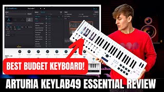 Video thumbnail for Arturia KeyLab 49 Essential MIDI Keyboard Review - BEST BUDGET KEYBOARD? by Joe Gautrey Music