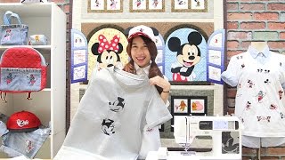 จักร brother by PINNSHOP รุ่น NV-980D ลายปักมิกกี้เมาส์