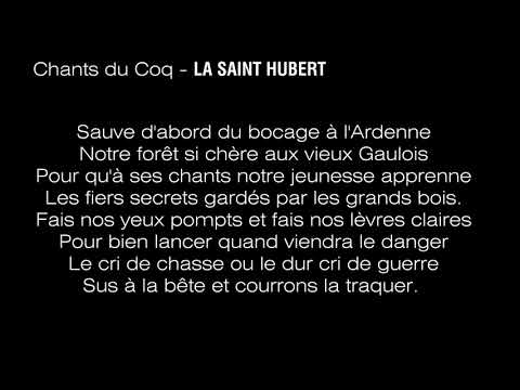 Chants du Coq - LA SAINT HUBERT