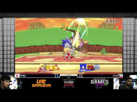 Dubai Dojo Singles: Ri-Ma (Toon Link) vs Zash (Sonic) - WR3