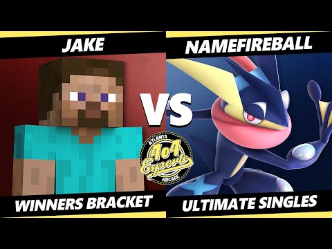 4o4 Smash Night 61 - Jake (Steve) Vs. Namefireball (Greninja) SSBU Ultimate Tournament