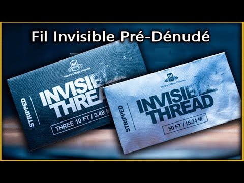 Voir la vidéo Fil Invisible Pré-Dénudé 15 Mètre - 50 feet
