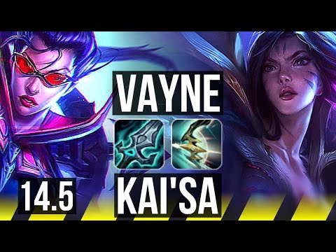 VAYNE & Zyra vs KAI'SA & Rell (ADC) | 11/3/6, 300+ games, Rank 10 Vayne | EUW Challenger | 14.5