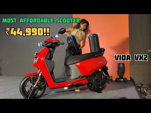 Vida VX2 1st Scooter under ₹50,000! Range,  Storage, price explained