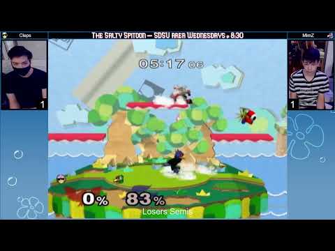 Salty Spitoon Melee #22 Losers Semis - Cleps (falcon) vs MimZ (falco)