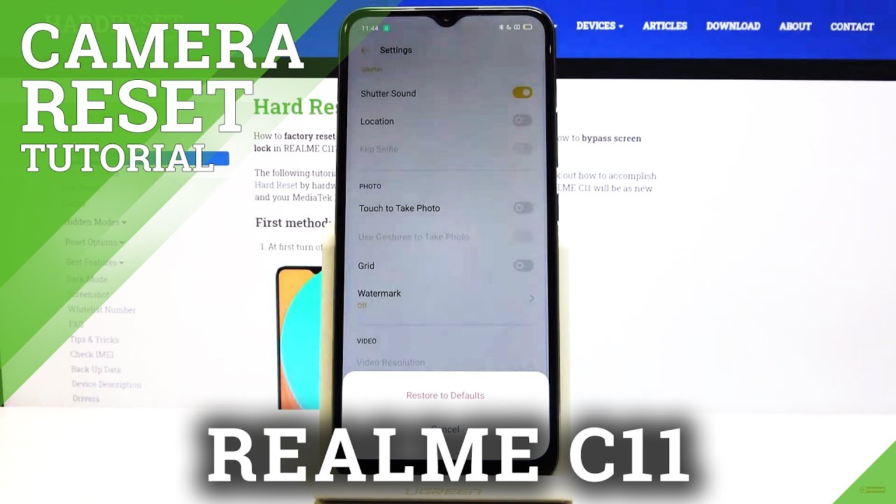 How to Reset Camera in REALME C11 – Fix Camera Configuration