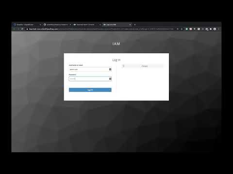 Single Sign On Kubernetes Demo with Keycloak