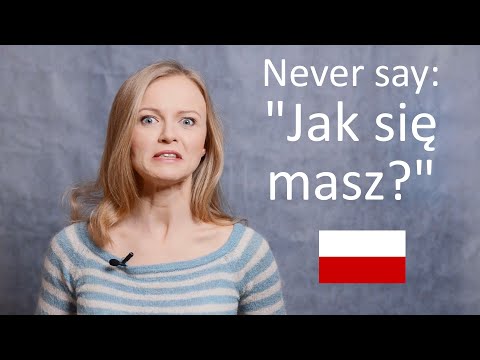 Polish with Dorota: Nigdy nie mów: jak się masz! A1-A2 level
