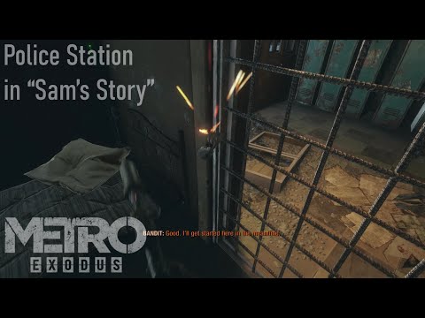 Police Station in “Sam’s Story”: Stealth on Ranger Hardcore in “Metro Exodus”