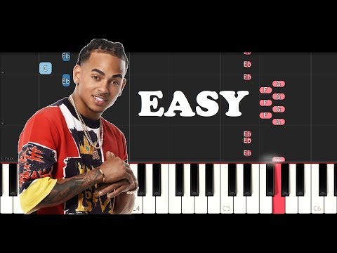 Ozuna - Me Dijeron (EASY Piano Tutorial)