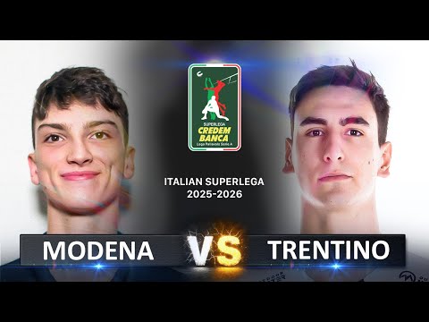 Modena vs Trentino | Italian Volleyball SuperLega 2025/2026