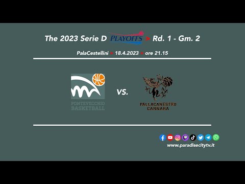 Highlights The 2023 Serie D Playoffs - Rd. 1 - Gm. 2 - Pontevecchio Basket vs. Pallacanestro Cannara