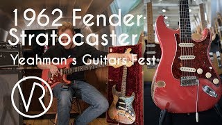 Video thumbnail for 1962 Fender Stratocaster Fiesta Red!!! Demo / Yeahman´s Guitar Fest / VintageandRare.com by VintageandRare