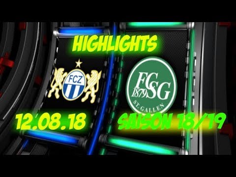 Highlights: Fc Zürich vs Fc St Gallen (12.08.18)