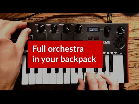 Akai MPK Mini Play MK3 - full orchestra in your backpack