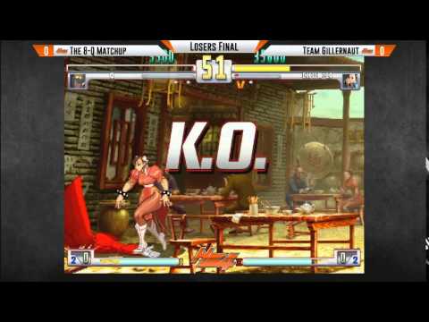Hypespotting 4 3rd Strike 2v2 Losers Finals: The 8-Q Matchup vs Gillernaut