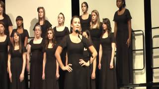 Taylor, The Latte Boy ~ S M West Girls Select Choir, solo by Jessica Brewer, 12-11-2012