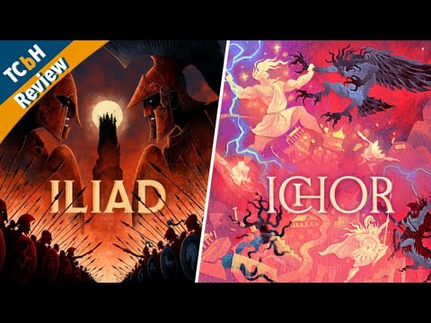 TCbH Reviews Iliad & Ichor  - 2 new two-player duelers by Reiner Knizia