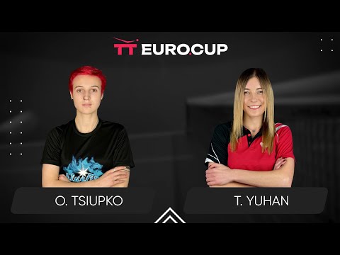 16:30 Oleksandra Tsiupko - Tetiana Yuhan   20.02.2025 TT Euro.Cup Women Ukraine Star. TABLE 4